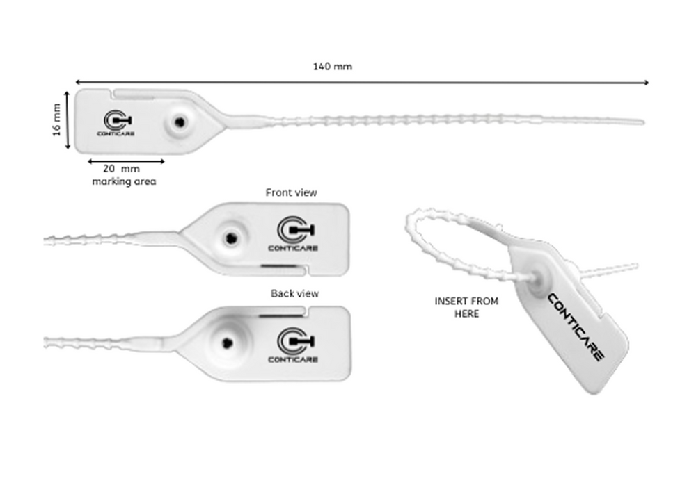 Conticare Shoe Tags specifications