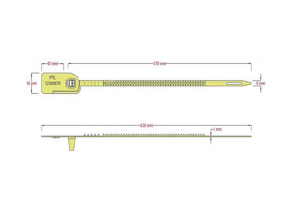 Conticare Plastic Pull Tight Seals – PTM specifications