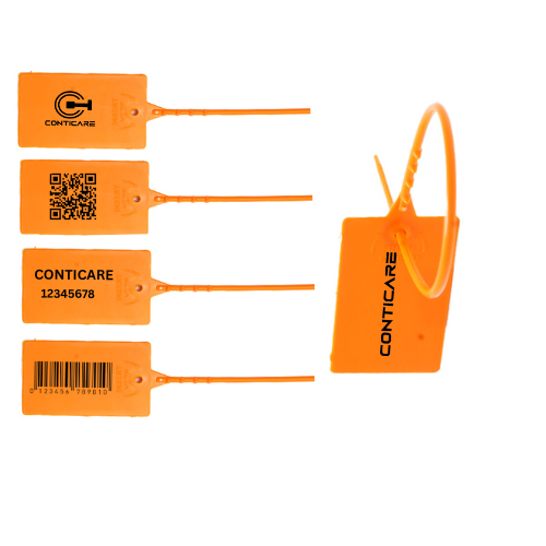 Conticare Big Tag - Plastic Pull Tight Seal with Metal Insert branding & customization
