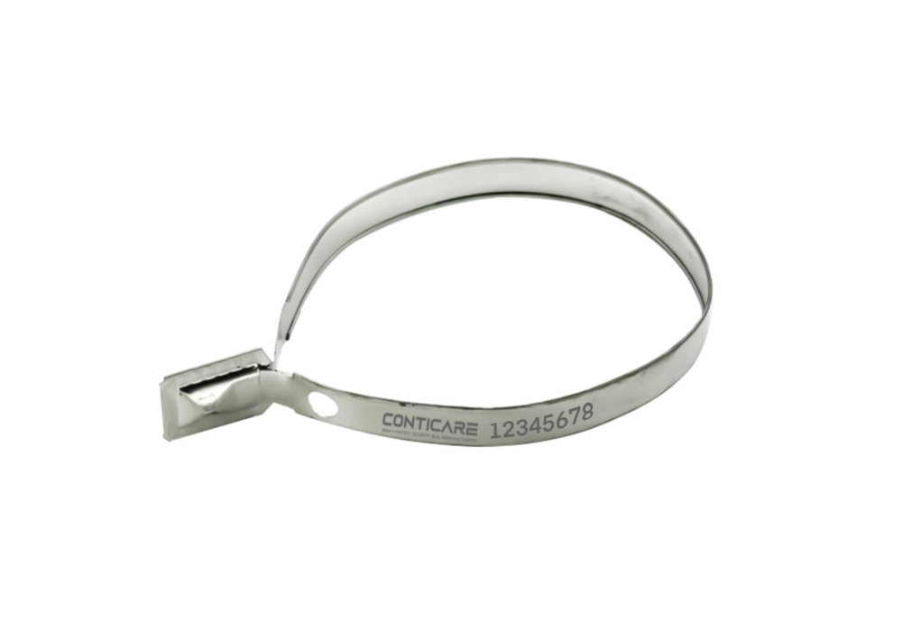 Conticare Metal Strap Seal branding & customization